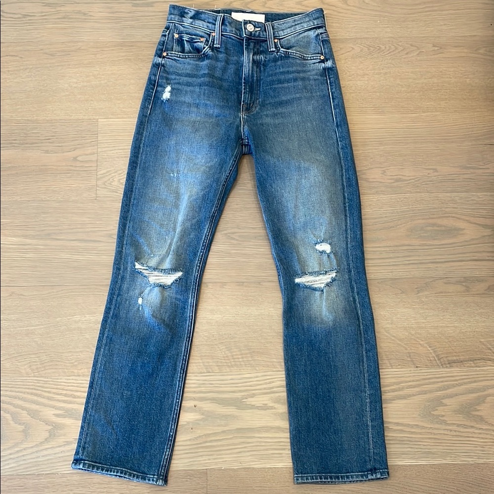 Mother High Waisted Rider Ankle Jeans